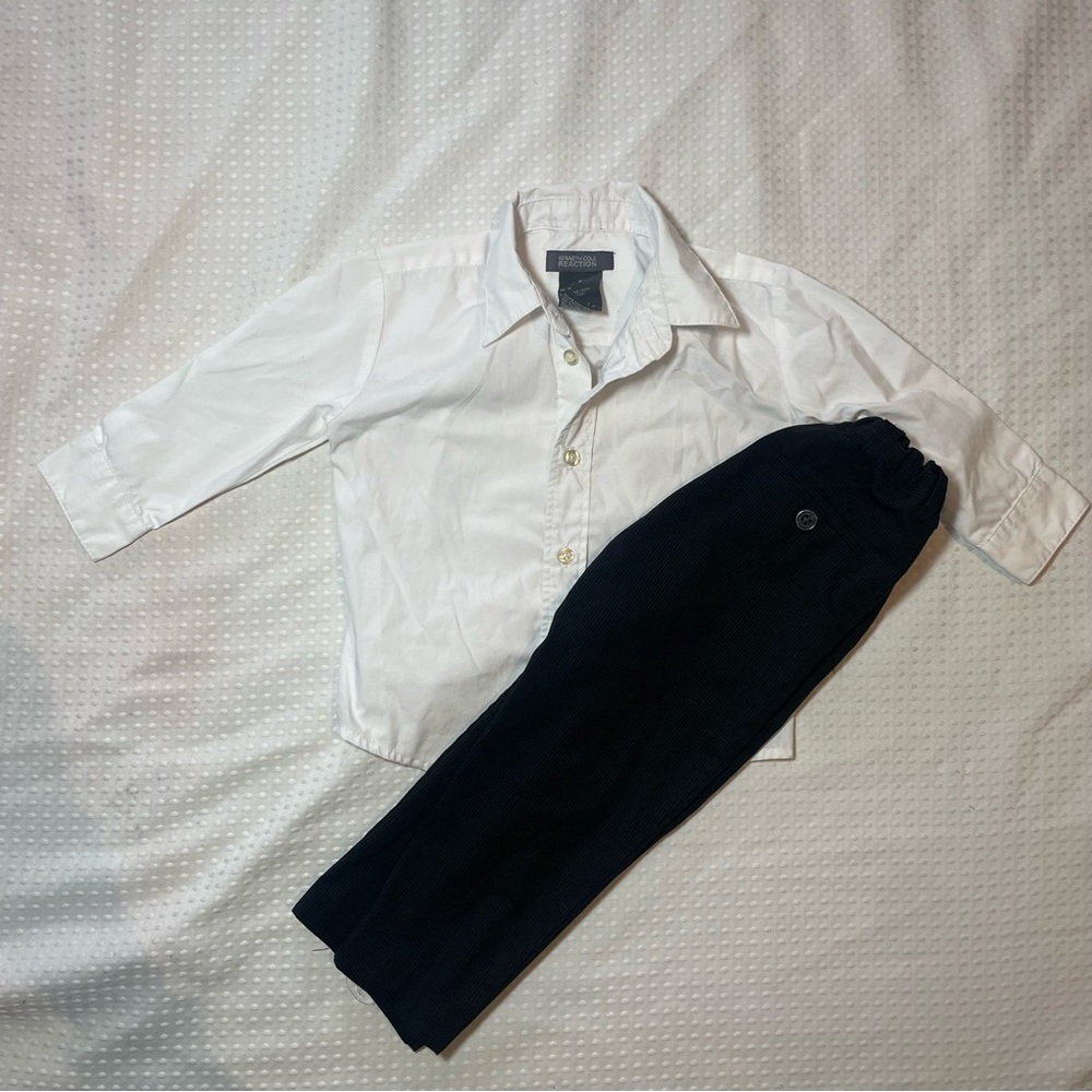Kenneth Cole Dress Pant + Shirt - 2T